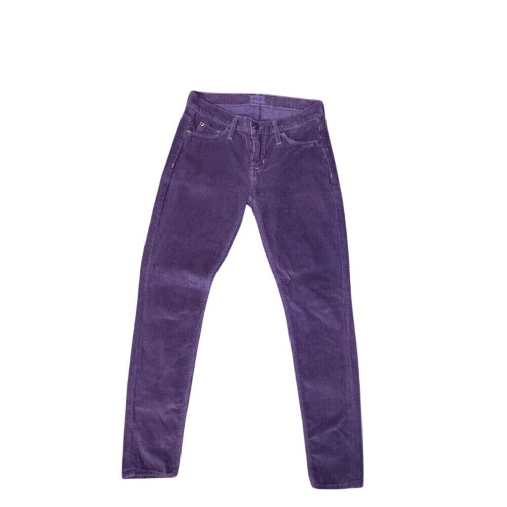 Hudson Jeans Pants Womens Size 26 Purple Corduroy Skinny Stretch 5-Pocket - Picture 4 of 10